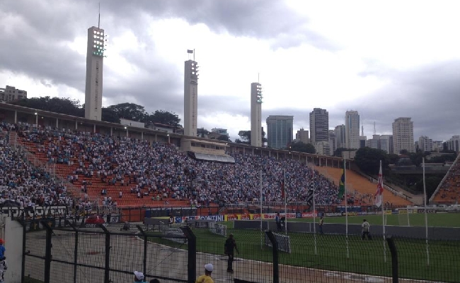 Lo stadio Pacaembu di Sao Paulo del Brasile