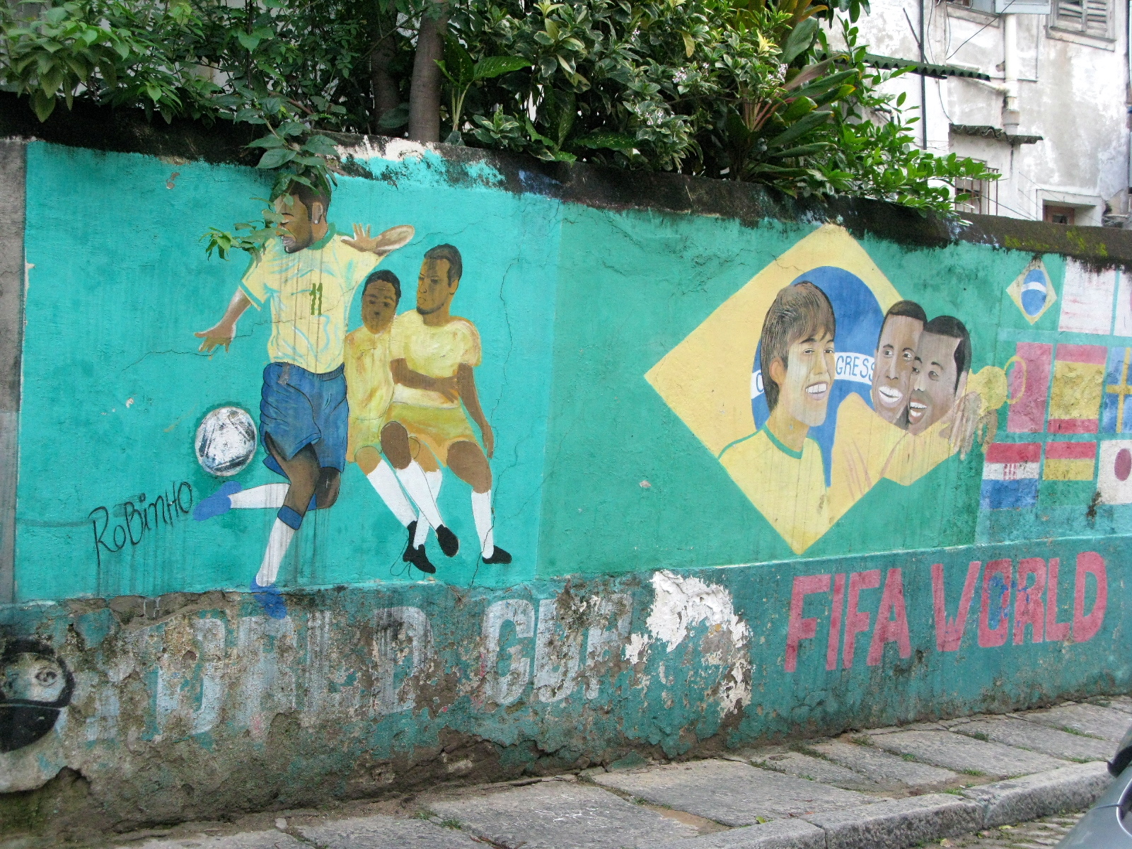 Tutte le città del Brasile sono ricche di murales, anche Sao Paulo.
