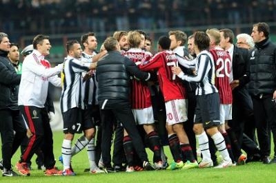 Animi accesi tra Juve e Milan