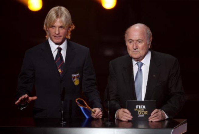 Farina premiato da Blatter